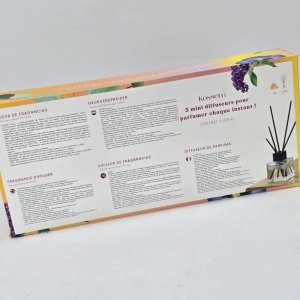 Set de 5 Perfumadores Kossen "Fleurs" con Fragancias Florales - imagen 7
