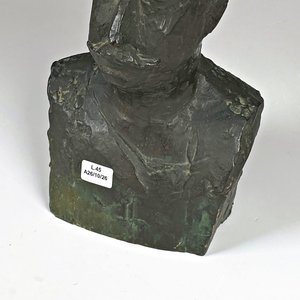 Busto de Bronce de Enrique Rodó Firmado por Bernabé Michelena - imagen 3