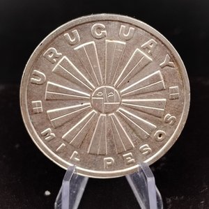 Moneda de Plata Uruguay FAO 1969 - 1000 Pesos - imagen 5