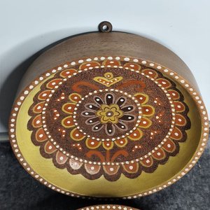 Dos Cuadros Decorativos de Madera con Diseño Mandala - imagen 4