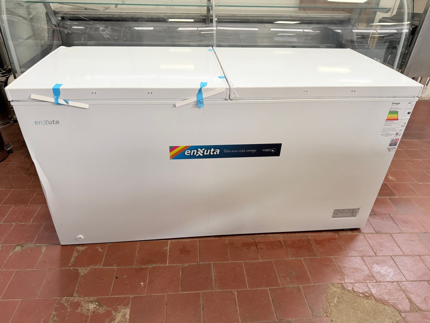 Freezer Horizontal Doble Puerta Enxuta 508 Lts Sin Uso