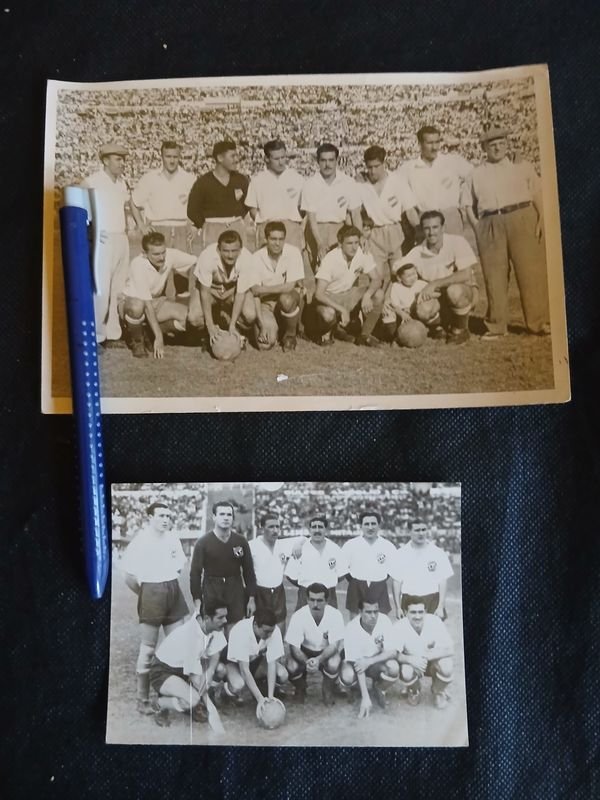Conjunto de 2 Fotografías Históricas: Club Nacional de Football (Años 40/50)