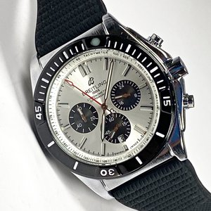 Reloj Breitling Chronomat Caballero Malla Goma Funciona - imagen 3