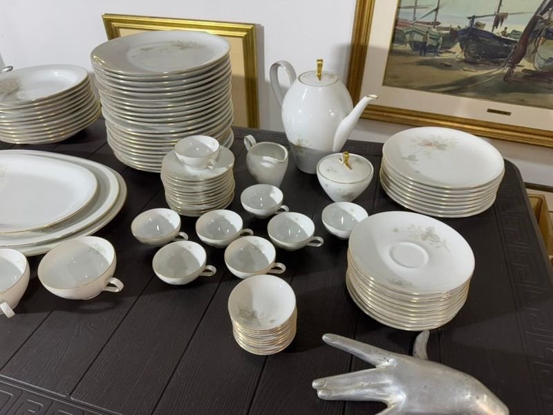 Juego de vajilla en porcelana alemana Bavaria - imagen 4