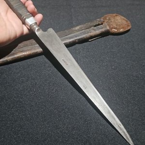 Cuchillo "París" de Hoja Larga con Vaina de Cuero - imagen 6