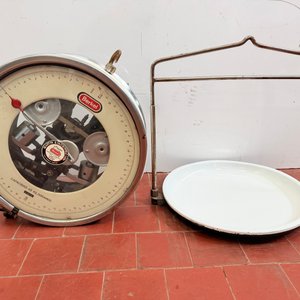 Balanza Antigua "Berkel" Esmaltada de Colgar con Plato - imagen 4