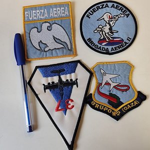 Lote anterior: Set de 4 Parches de la Fuerza Aérea Uruguaya: Avión A37 Grupo 2 de Caza