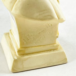 Busto de Mozart en Alabastro - 12 cm - imagen 4