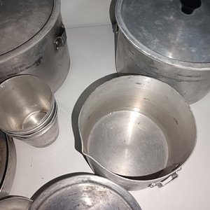 Set de Cocina de Camping Royal de Aluminio Antiguo Completo - imagen 6