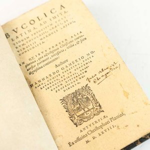 Bucolica Latina: Edición de Amberes 1568 por Hannardus Gamerius - imagen 2