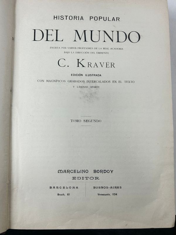 Historia Popular del Mundo en 5 Tomos por C. Kraver - imagen 6
