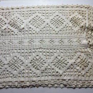 Lote de Manteles, Caminos de Mesa y Repasadores de Tela y Crochet - imagen 3