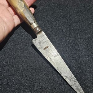 Cuchillo Antiguo Armería Nacional Hoja 14cm Cabo Original - imagen 5