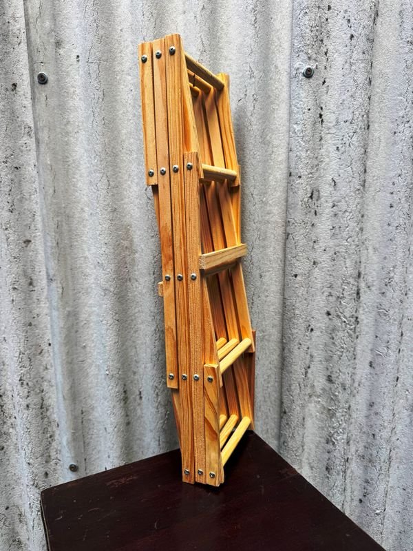 Estante plegable de madera para vino - imagen 2