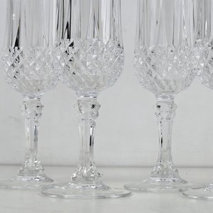 6 Copas de Cristal Francés D'Arques para Champagne - imagen 4