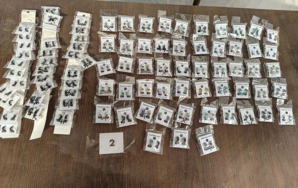 85 Pares de Caravana de Acero Inoxidable para Mujer
