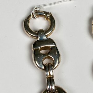 Pulsera Gruesa de Plata 19 cm - imagen 3