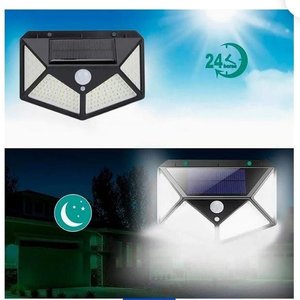 Foco Solar LED con Sensor de Movimiento y 4 Paneles - imagen 4