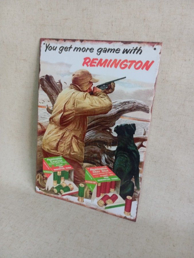 Chapa decorativa Remington de 19,5 x 28 cm - imagen 3