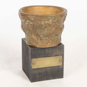 Lote siguiente: Réplica Escultura Griega Taza de Vaso Siglo V a.C. Antigua Esparta