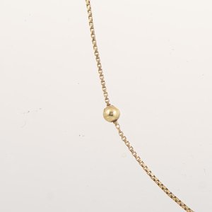 Cadena de Oro 18k con Bolitas - 54 cm, 4.1 g - imagen 2