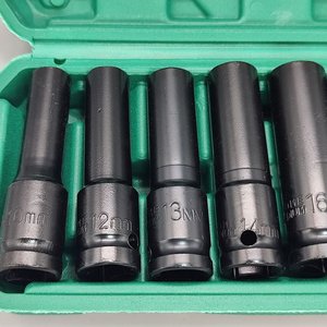 Juego de 10 Bocallaves de Impacto de Cromo Vanadio (10mm-24mm) - imagen 2