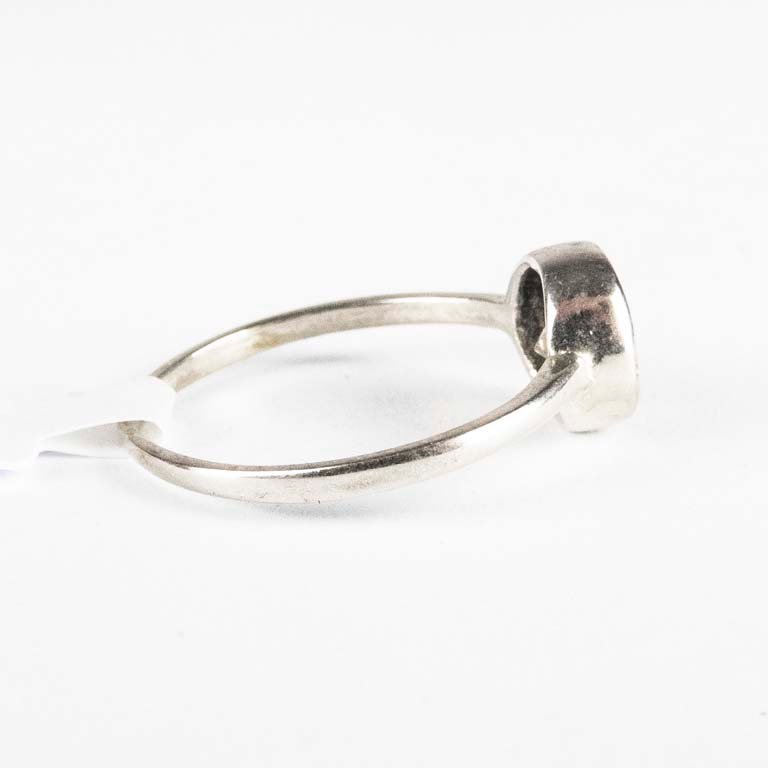 Anillo de plata con brillante - imagen 2