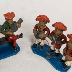 Conjunto de 2 Esculturas de Barro Firmadas por José Botija - imagen 2