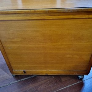 Cajonera Auxiliar de Madera con 4 Cajones y Ruedas - imagen 4