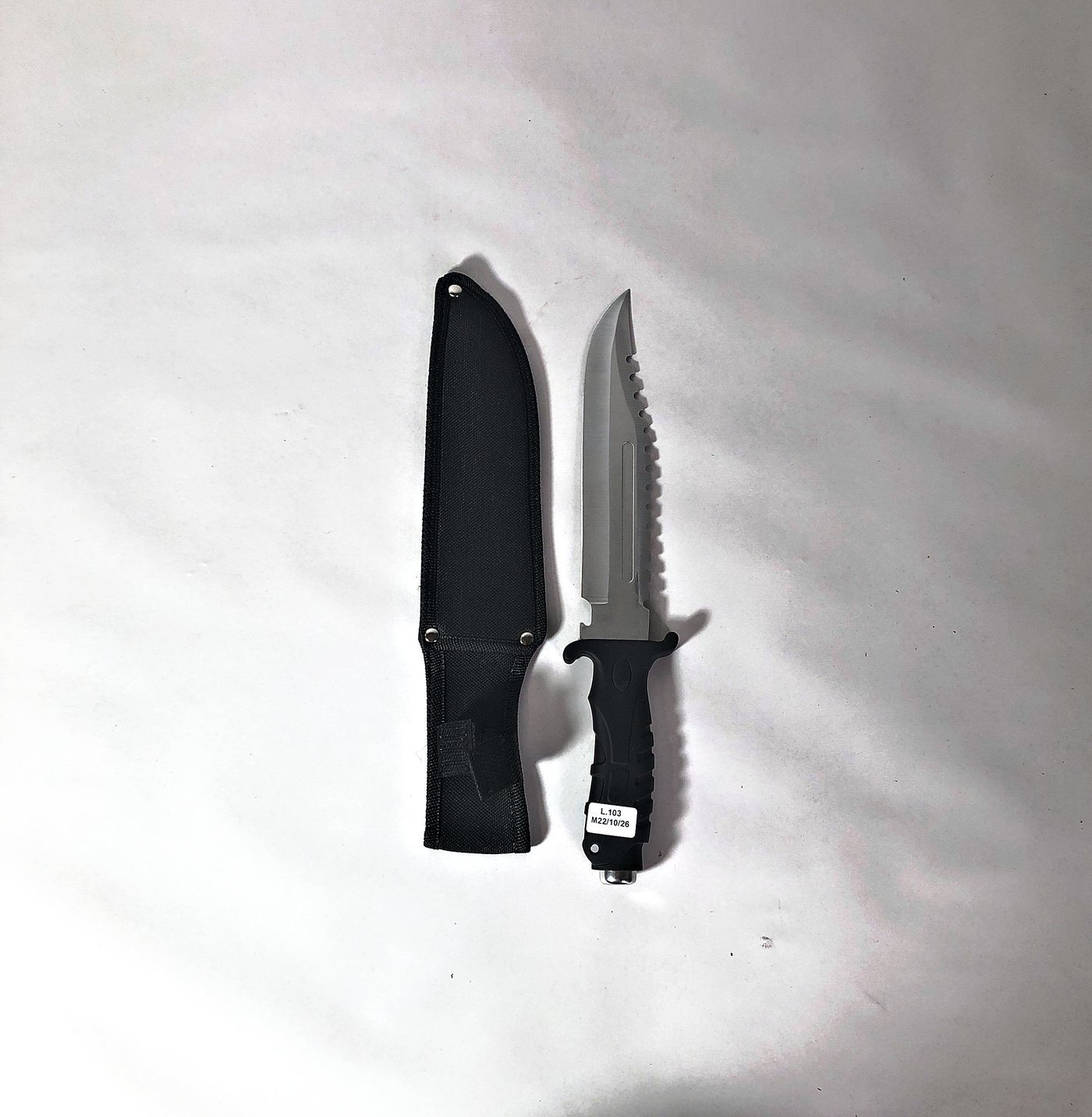 Cuchillo de Supervivencia con Funda Negra