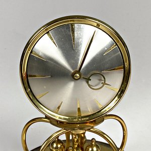 Reloj de Sobremesa Alemán en Bronce con Cúpula de Cristal - imagen 2