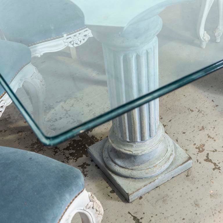 Mesa de comedor y sillas estilo Luis XV - imagen 3