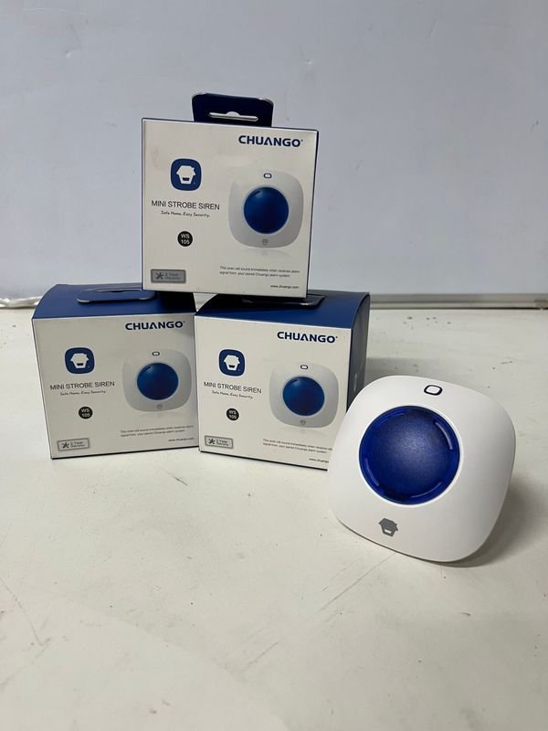 Sirena Inalámbrica Mini Chuango WS 105 para Alarma de Seguridad - imagen 1