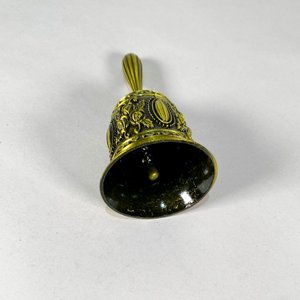 Campana Oriental Labrada con Badajo - Bronce Dorado - imagen 2