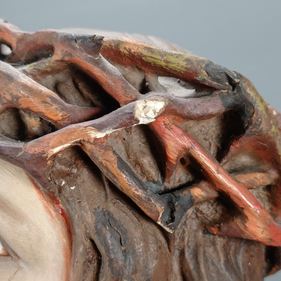 Figura de yeso representando el busto de Cristo - imagen 11