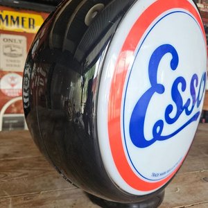 Cartel Luminoso Doble Faz Esso Vintage - imagen 2