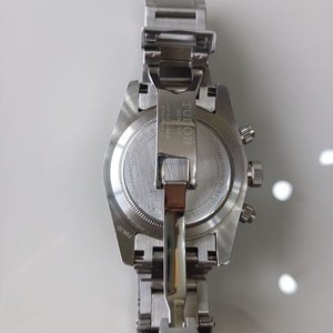 Reloj Tudor Réplica Acero Inoxidable Cronógrafo Esfera Negra Bisel Taquímetro - imagen 5