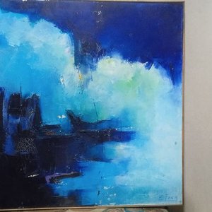 Óleo sobre lienzo enmarcado - imagen 1