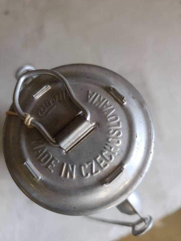 Lámparas antiguas de metal y cristal - imagen 3