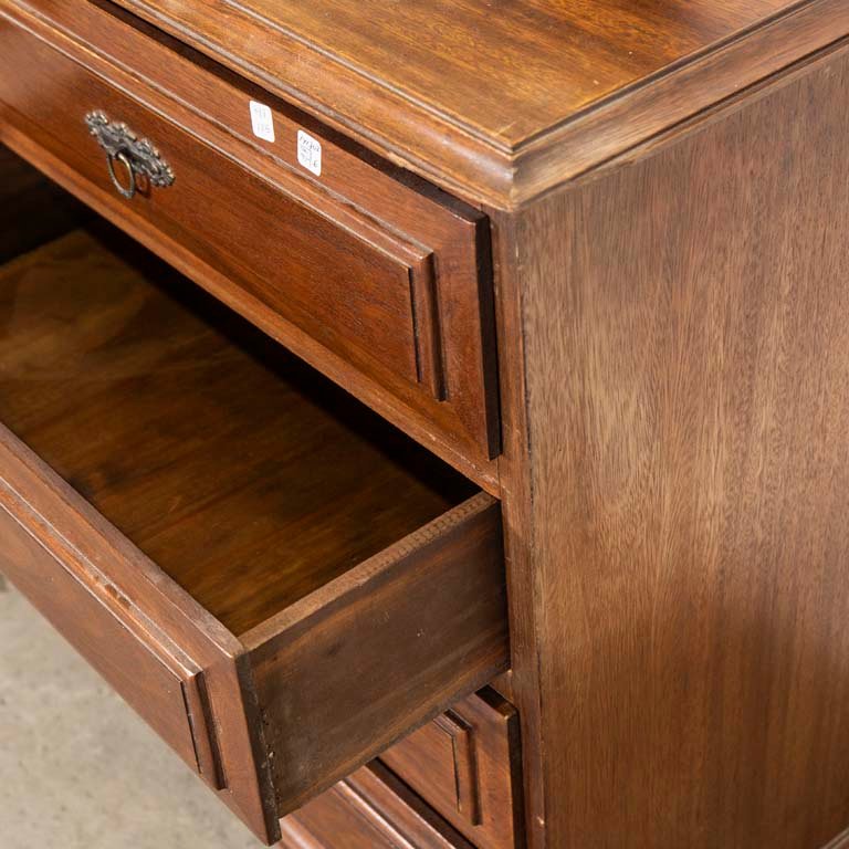 Mueble de madera con espejo y cinco cajones - imagen 3