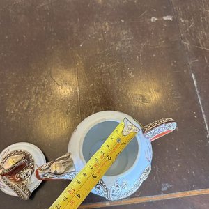 Juego de Té de Porcelana con Dragón: 2 Teteras, Azucarera, 6 Tazas y 6 Platos - imagen 14