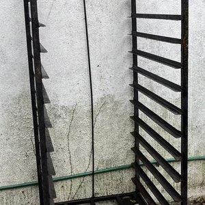 Gavilla de Hierro Industrial con Ruedas - imagen 2