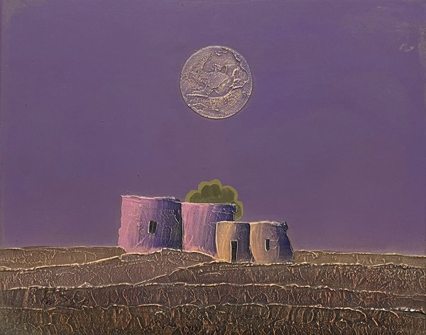 Pintura de Pedro Peralta 'Cielo Despejado' en acrílico sobre fibra - imagen 1