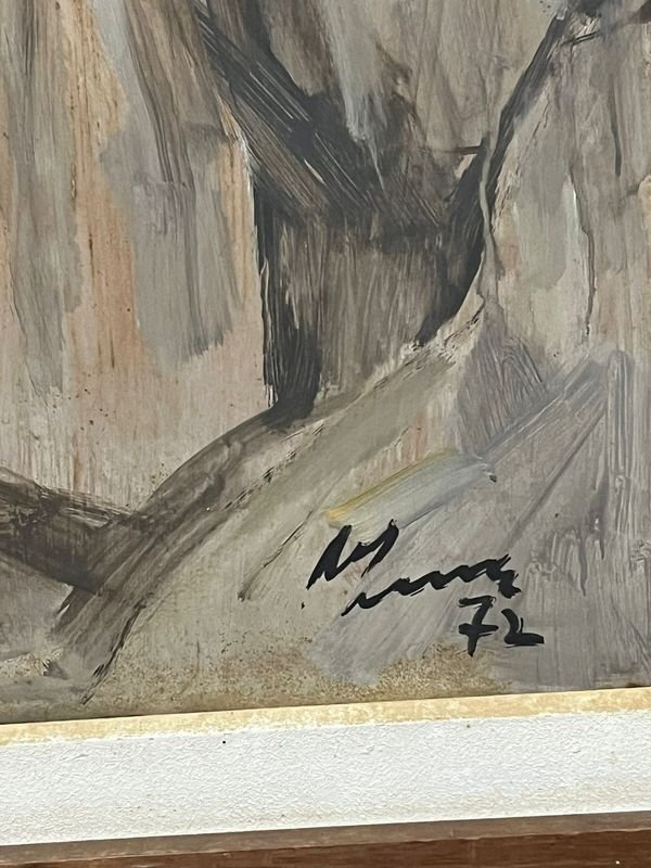 Paisaje de montaña del Artista Manolo Lima discípulo de Torres García - imagen 2