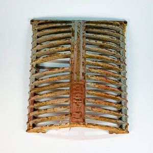 Parrilla de Tractor "Case" Hierro Fundido - 49 x 40 cm - imagen 1