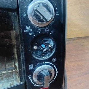Horno Eléctrico Cuori Firenze Negro con Selector Suelto - imagen 2