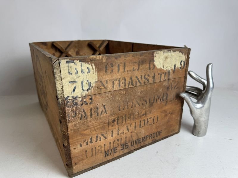 Antiguo cajón de Long Jhon con propaganda - imagen 2