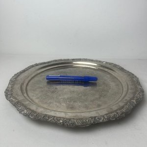 Centro de Mesa Redondo en Platería Cincelada - imagen 6