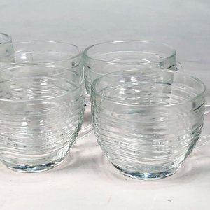 Juego de 6 Tazas y 6 Platos de Vidrio Hialino - imagen 3