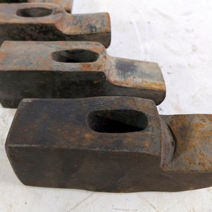 Lote de 6 Cabezas de Martillo de Herrero - imagen 3